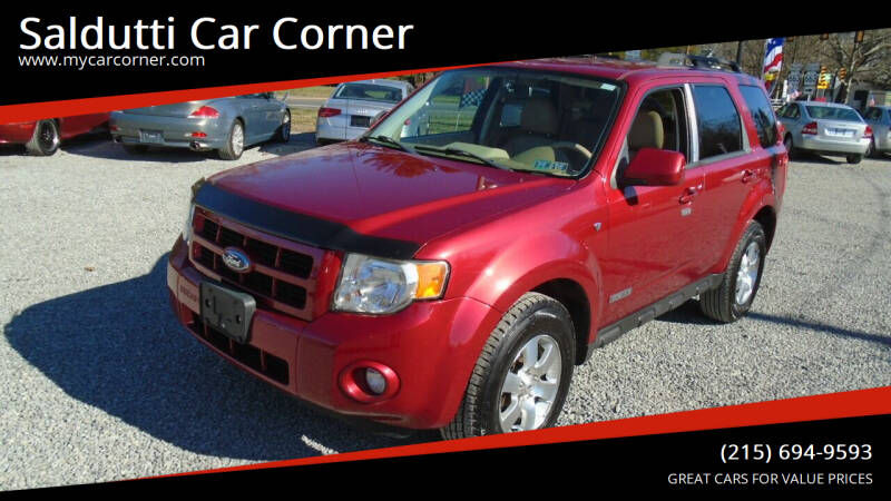 2008 Ford Escape for sale at Saldutti Car Corner in Gilbertsville PA