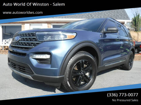 2020 Ford Explorer for sale at Auto World Of Winston - Salem in Winston Salem NC