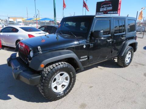2014 Jeep Wrangler Unlimited for sale at Moving Rides in El Paso TX
