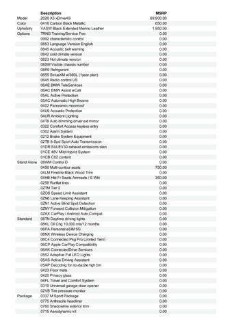 2026 BMW X5 xDrive40i