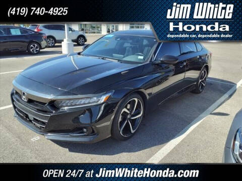 2021 Honda Accord for sale at The Credit Miracle Network Team at Jim White Honda in Maumee OH