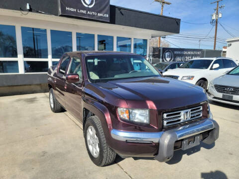 2008 Honda Ridgeline for sale at High Line Auto Sales in Salt Lake City UT