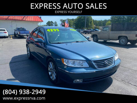 2009 Hyundai Azera for sale at EXPRESS AUTO SALES in Midlothian VA