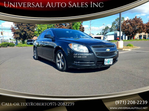 2012 Chevrolet Malibu for sale at Universal Auto Sales in Salem OR