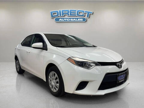 2015 Toyota Corolla for sale at Direct Auto Sales in Philadelphia PA