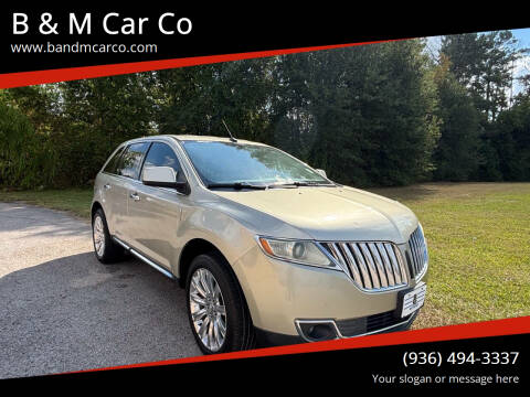 2011 Lincoln MKX for sale at B & M Car Co in Conroe TX