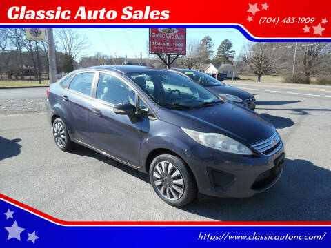 2013 Ford Fiesta for sale at Classic Auto Sales in Maiden NC