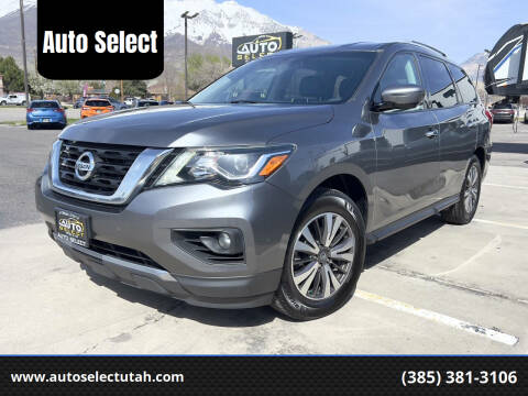 2017 Nissan Pathfinder for sale at Auto Select in Orem UT