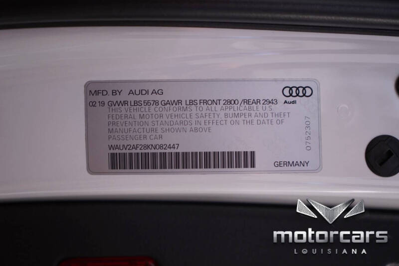 2019 Audi A7 quattro Prestige 55 TFSI