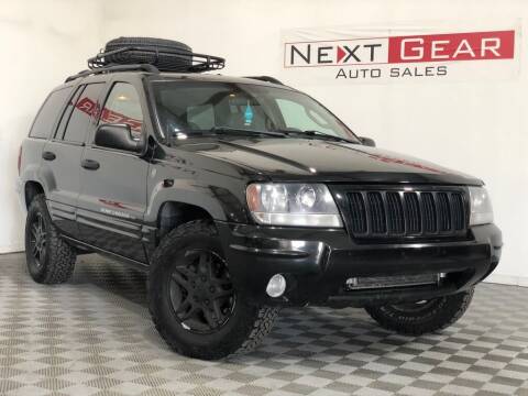 2004 Jeep Grand Cherokee for sale at Next Gear Auto Sales in Westfield IN