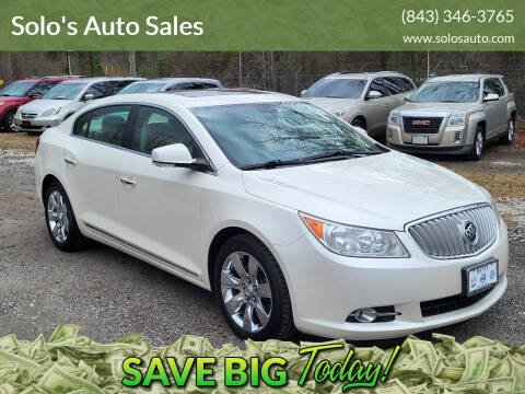 2011 Buick LaCrosse for sale at Solo's Auto Sales in Timmonsville SC