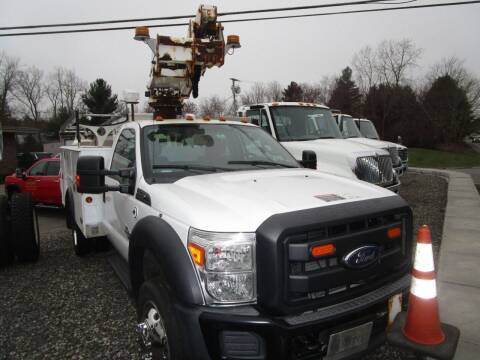 2014 Ford 6.7L V8 DIESEL F450 S/D BUCKET TRUCK for sale at Lynch's Auto - Cycle - Truck Center - Trucks and Equipment in Brockton MA