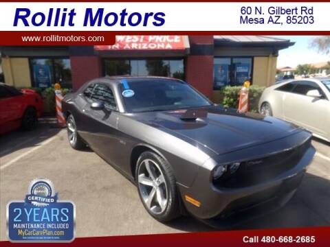 2014 Dodge Challenger for sale at Rollit Motors in Mesa AZ
