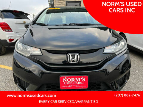 2015 Honda Fit for sale at NORM'S USED CARS INC in Wiscasset ME