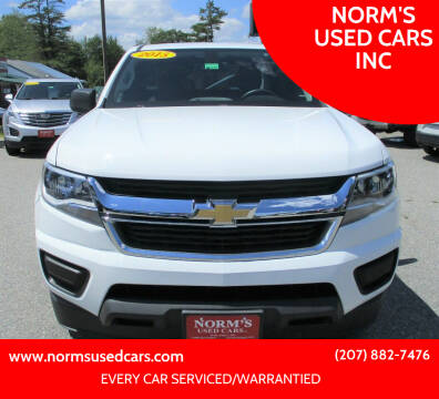 2015 Chevrolet Colorado for sale at NORM'S USED CARS INC in Wiscasset ME