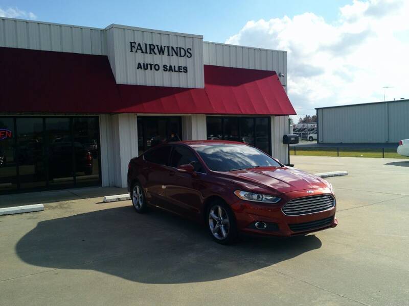 2014 Ford Fusion for sale at Fairwinds Auto Sales in Dewitt AR
