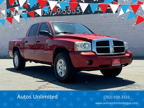 2007 Dodge Dakota for sale at Autos Unlimited in Las Vegas NV