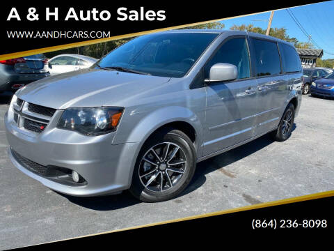 2016 Dodge Grand Caravan for sale at A & H Auto Sales in Greenville SC