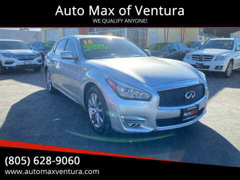 2016 Infiniti Q70 for sale at Auto Max of Ventura in Ventura CA