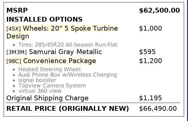 2022 Audi Q7 quattro Premium 55 TFSI
