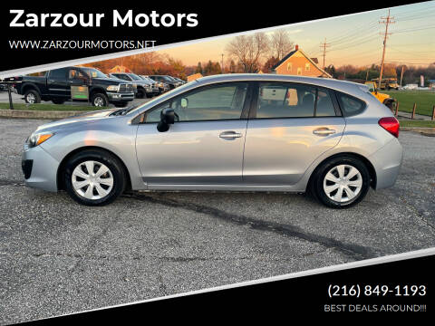 2013 Subaru Impreza for sale at Zarzour Motors in Chesterland OH