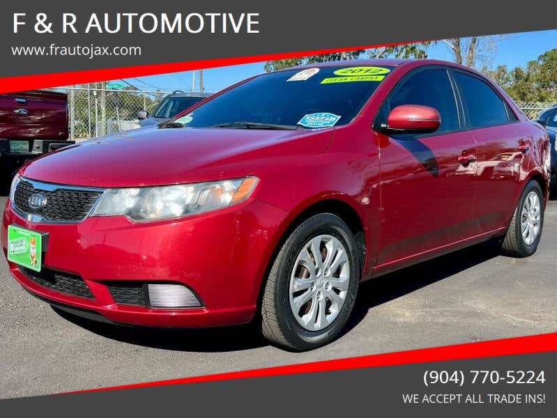 2012 Kia Forte for sale at F & R AUTOMOTIVE in Jacksonville FL