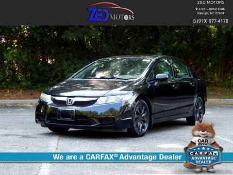 2011 Honda Civic for sale at Zed Motors in Raleigh NC