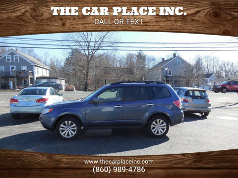 2013 Subaru Forester for sale at THE CAR PLACE INC. in Somersville CT