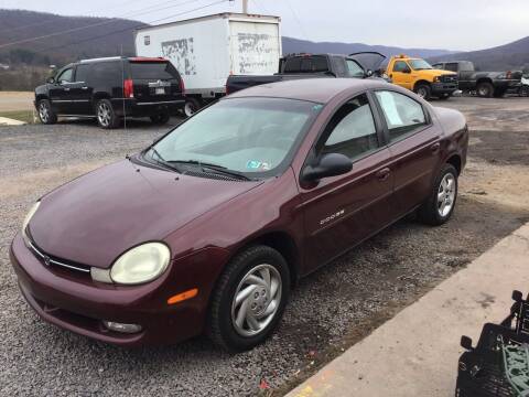 2001 Dodge Neon for sale at Troy's Auto Sales in Dornsife PA