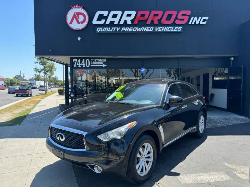 2017 Infiniti QX70 for sale at AD CarPros, Inc. in Downey CA