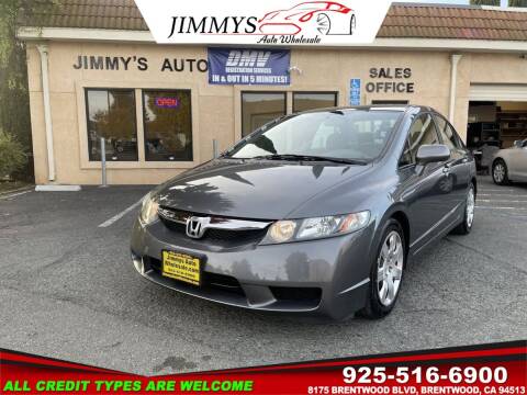 2010 Honda Civic for sale at JIMMY'S AUTO WHOLESALE in Brentwood CA