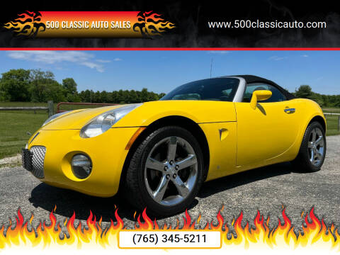 2007 Pontiac Solstice for sale at 500 CLASSIC AUTO SALES in Knightstown IN