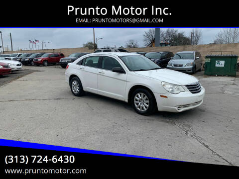 2010 Chrysler Sebring for sale at Prunto Motor Inc. in Dearborn MI