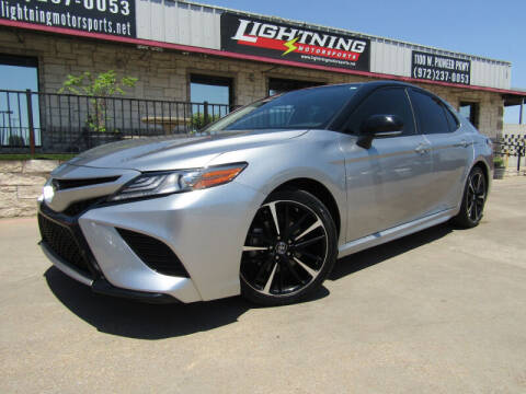 2019 Toyota Camry for sale at Lightning Motorsports in Grand Prairie TX