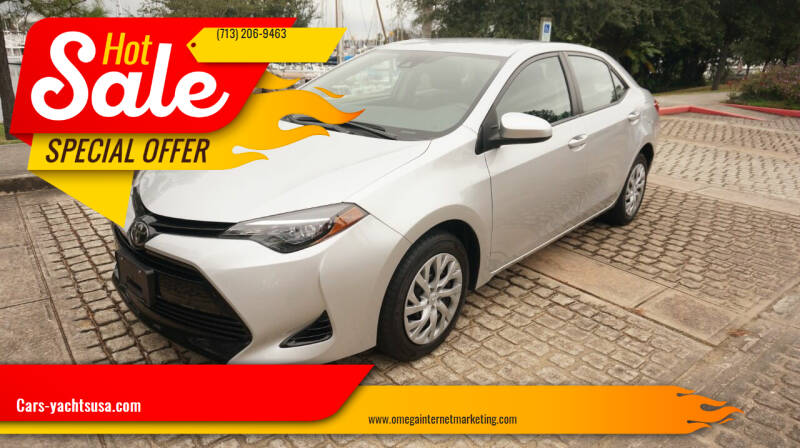 2017 Toyota Corolla for sale at Omega Internet Marketing in League City TX