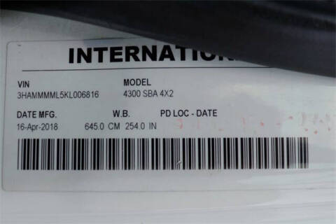 2019 International DuraStar 4300