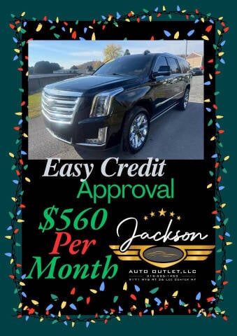 2017 Cadillac Escalade ESV for sale at Jackson Auto Outlet LLC in Lee Center NY