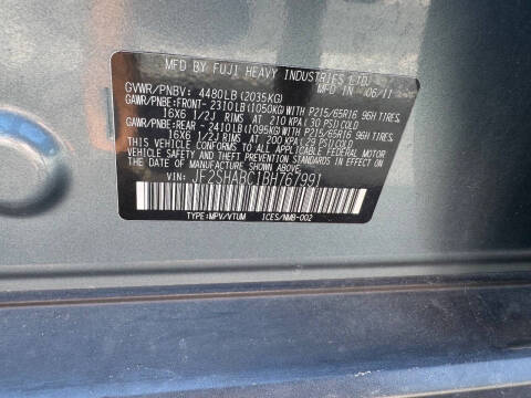 2011 Subaru Forester 2.5X