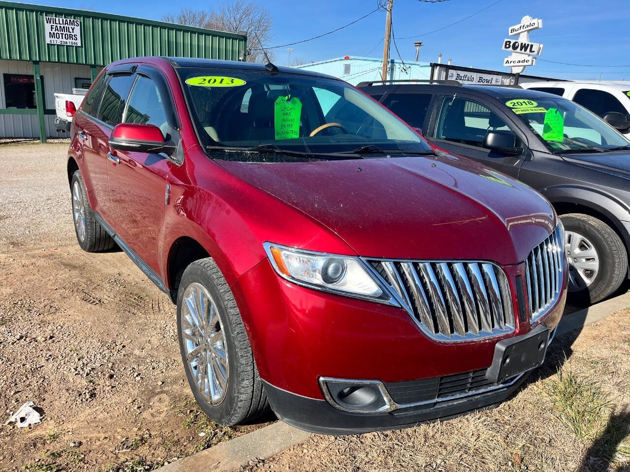 2013 Lincoln MKX for sale at Williams Family Motors in Buffalo, MO