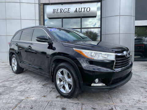 2016 Toyota Highlander for sale at Berge Auto in Orem UT