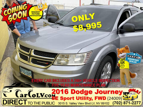 2016 Dodge Journey for sale at The Car Company in Las Vegas NV