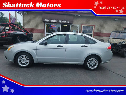 2009 Ford Focus for sale at Shattuck Motors in Newport VT