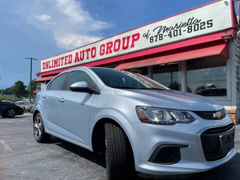 2017 Chevrolet Sonic for sale at Unlimited Auto Group of Marietta in Marietta GA