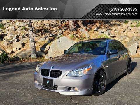 2007 BMW 5 Series for sale at Legend Auto Sales Inc in Lemon Grove CA