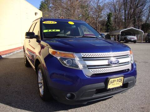 2013 Ford Explorer for sale at Easy Ride Auto Sales Inc in Chester VA