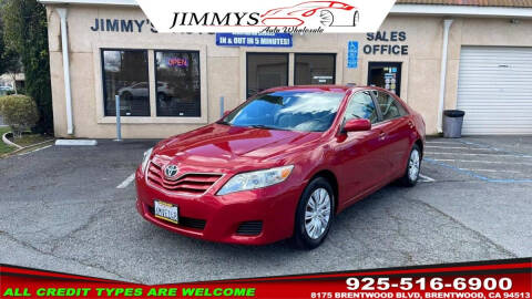 2011 Toyota Camry for sale at JIMMY'S AUTO WHOLESALE in Brentwood CA