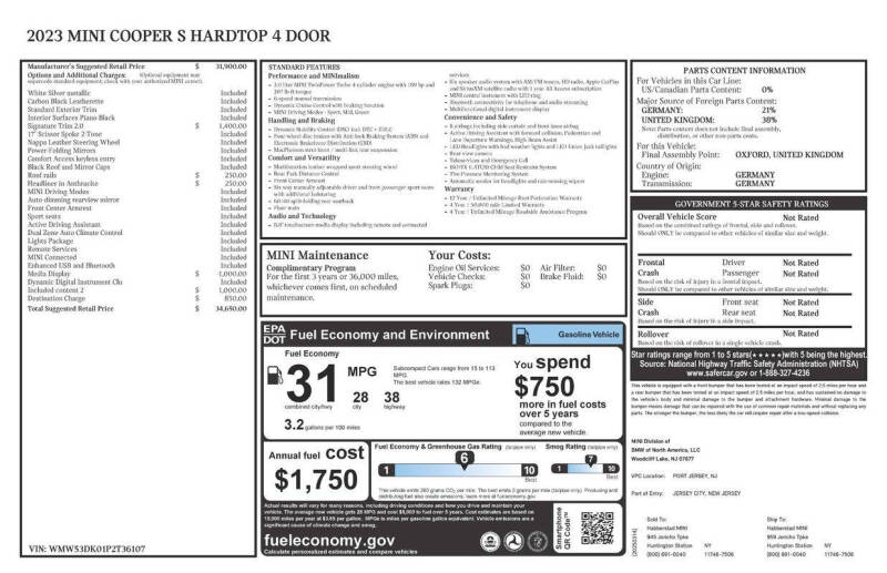 2023 MINI Hardtop 4 Door Cooper S