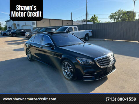 2020 Mercedes-Benz S-Class for sale at Shawn's Motor Credit in Houston TX