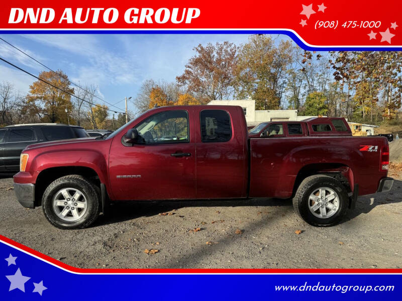 2013 GMC Sierra 1500 for sale at DND AUTO GROUP in Belvidere NJ