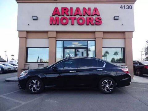 2016 Honda Accord for sale at Ariana Motors in Las Vegas NV